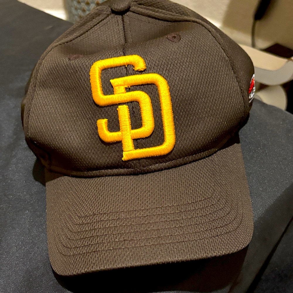 San Diego Hat Company Brown Cap with Gold Logo